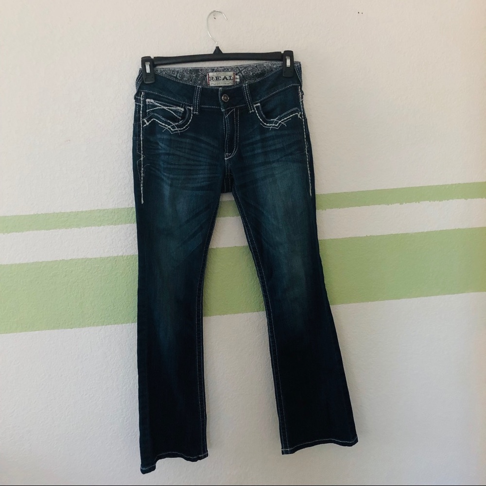 Ariat bootcut blue jeans
